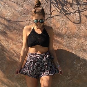 Free people boho shorts